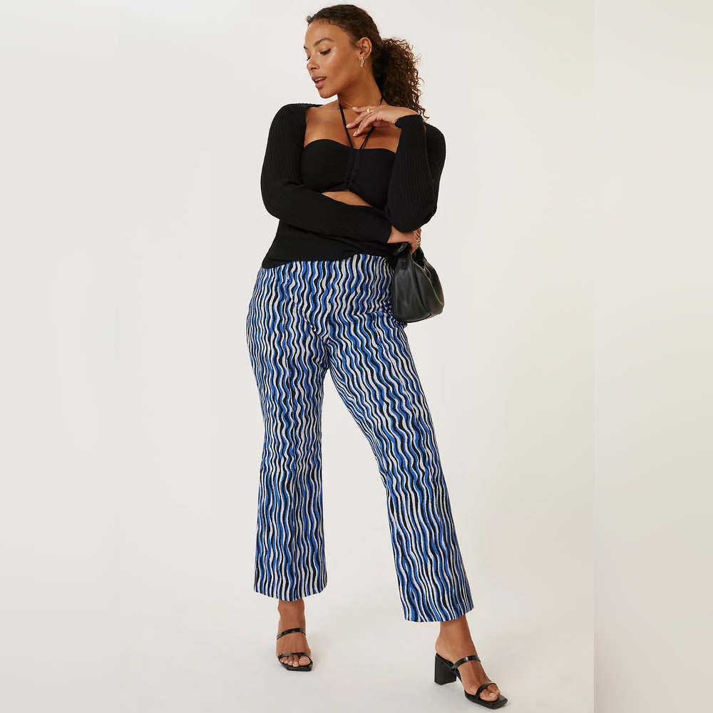 Anthropologie Maeve The Margot Kick-Crop Pants Size S